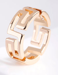 Gold Cut-Out Ancient Ring - link has visual effect only