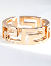 Gold Cut-Out Ancient Ring - link has visual effect only