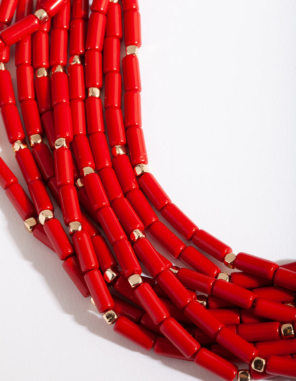 RED SG MULTI LAYER BEAD NL