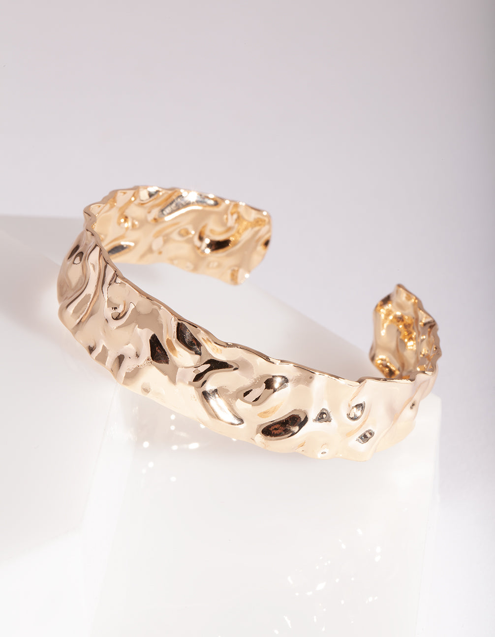 Gold Molten Arm Cuff