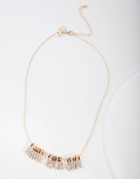 Kids Gold Glitter Make Your Own Enamel Letter Necklace - link has visual effect only