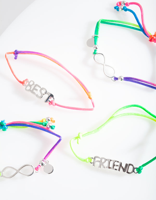 Kids Neon Best Friends Bracelet Pack