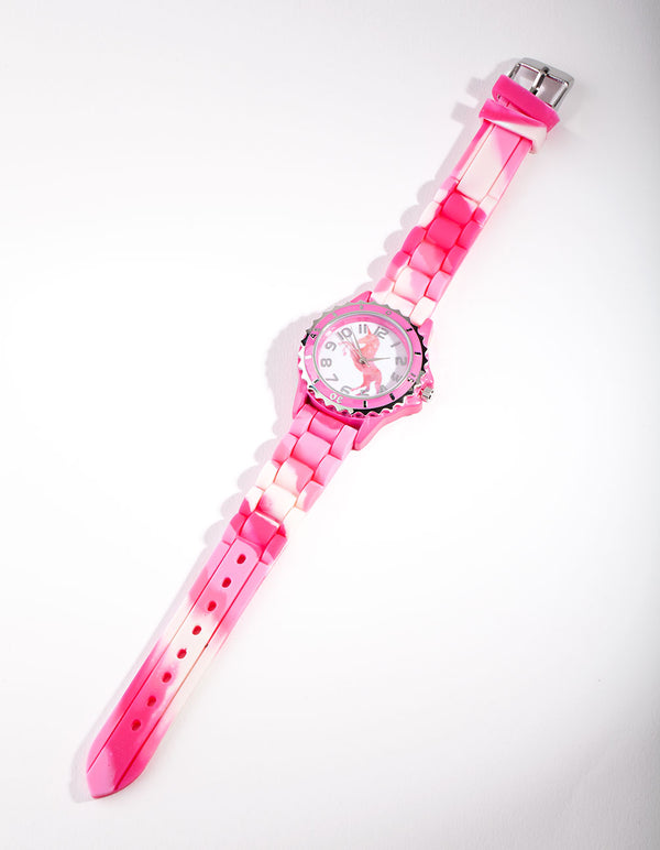 Kids Pink Unicorn Linked Watch