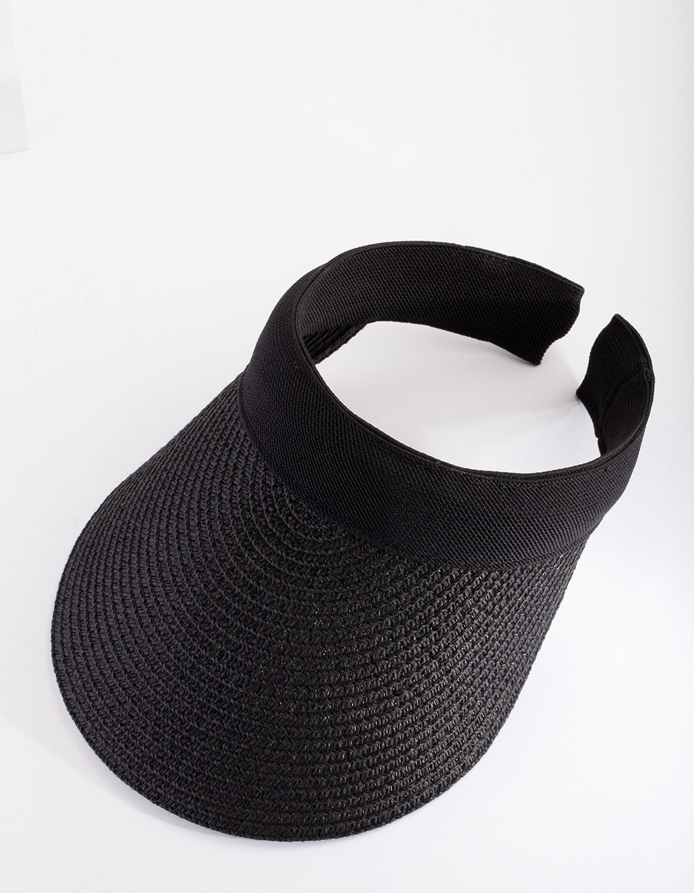 Black Woven Visor