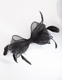 OCHR SINA BLK BOW CLIP - link has visual effect only