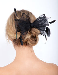 OCHR SINA BLK BOW CLIP - link has visual effect only