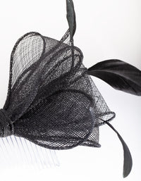 OCHR SINA BLK BOW CLIP - link has visual effect only