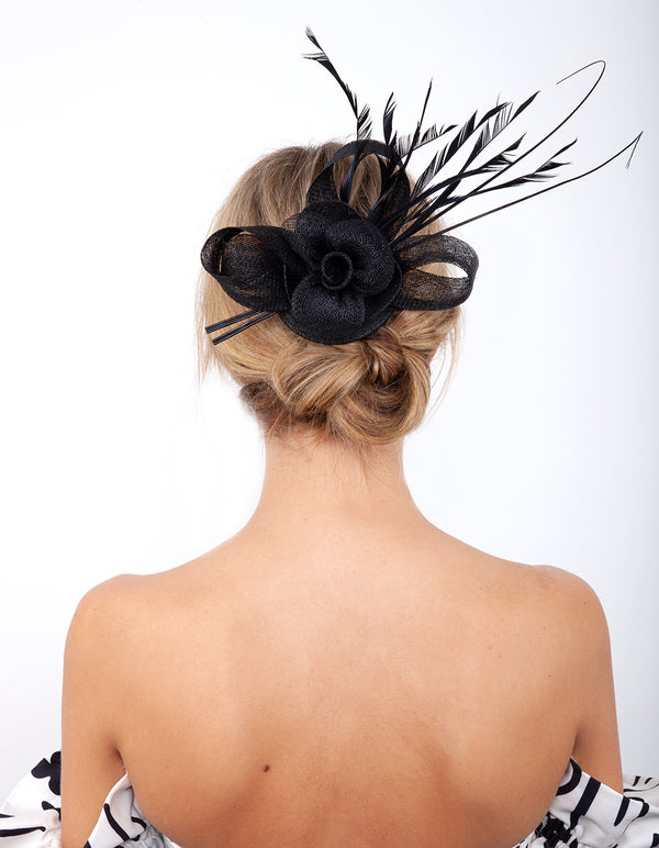 OCHR SINA BLK FTHR ROSE CLP