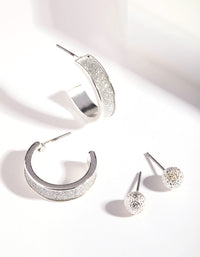 Glitter Hoop Earring Pack - link has visual effect only