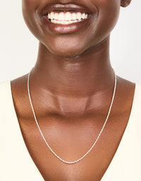 Sterling Silver Twisted Necklace - link has visual effect only
