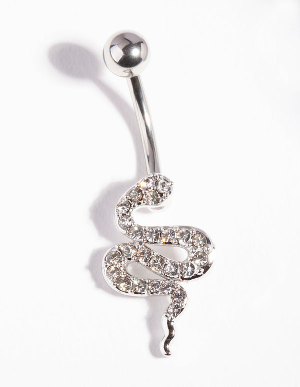 Diamante Snake Belly Bar