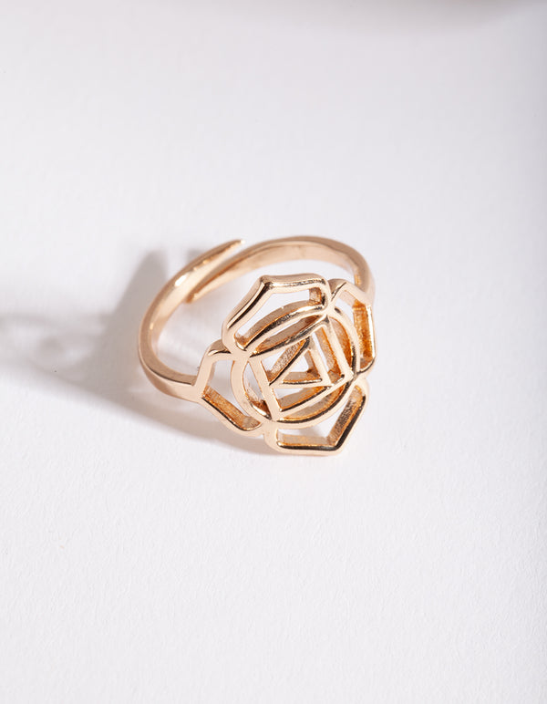 Gold Root Chakra Ring