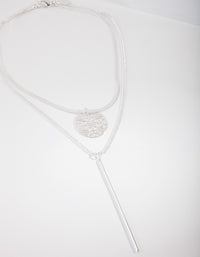 Silver Multi Layer Choker - link has visual effect only
