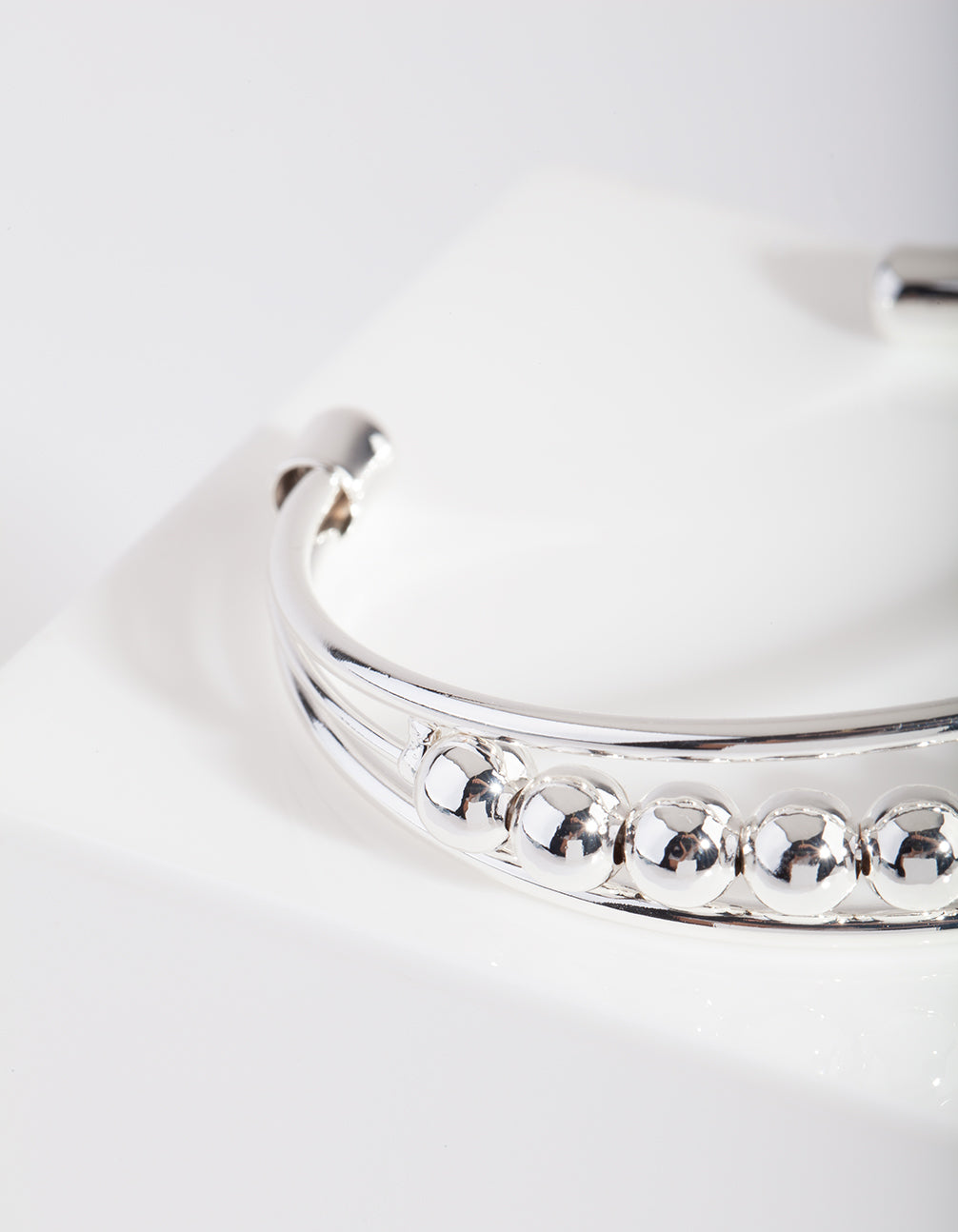 Silver Ball Arm Cuff