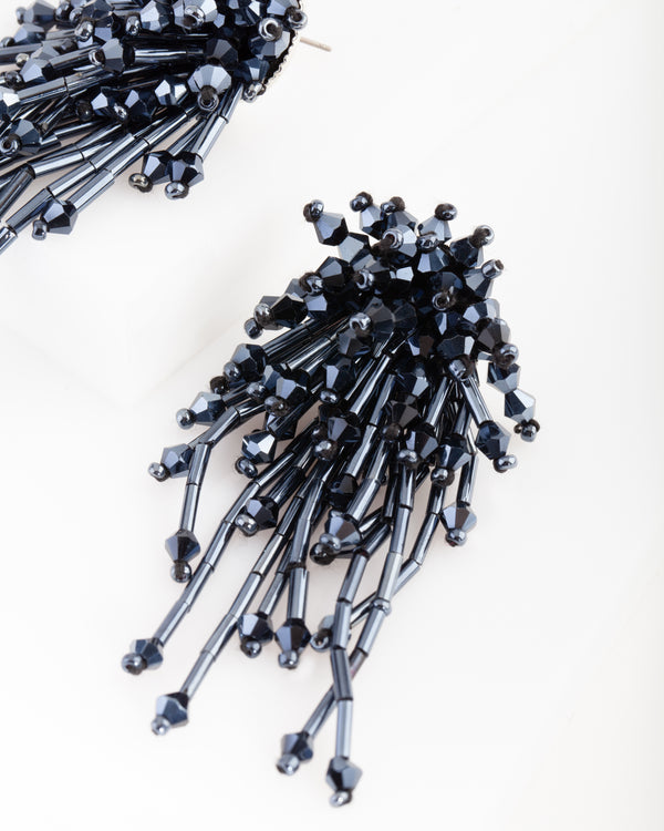 MIDN GM CLSTR BEAD STUD ER