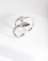 Silver Multi Finger Snake Ring - link has visual effect only