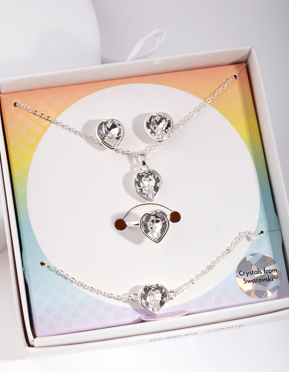 Kids Silver Swarovski Set