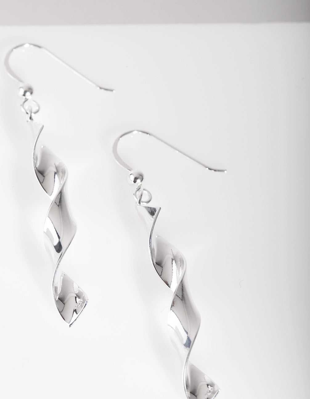 Sterling Silver Chunky Spiral Earrings