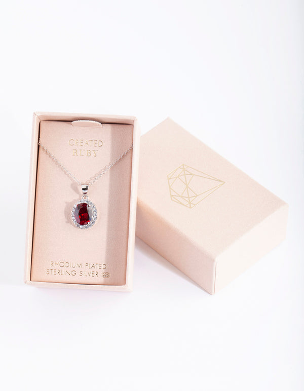 CG ST RH RUBY OVL HALO NL