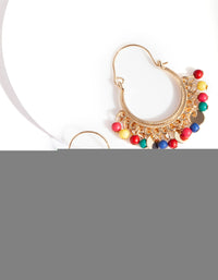 Gold Rainbow Jingle Earrings - link has visual effect only