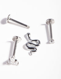 Surgical Steel Snake Cartilage Pack - link has visual effect only