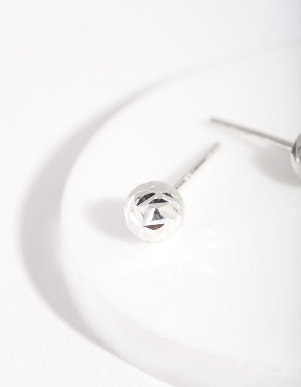 Sterling Silver 5mm Ball Stud Earrings