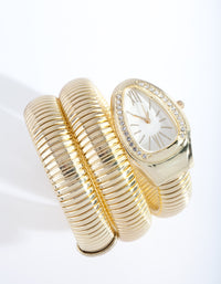 Gold Wrap Snake Watch - link has visual effect only