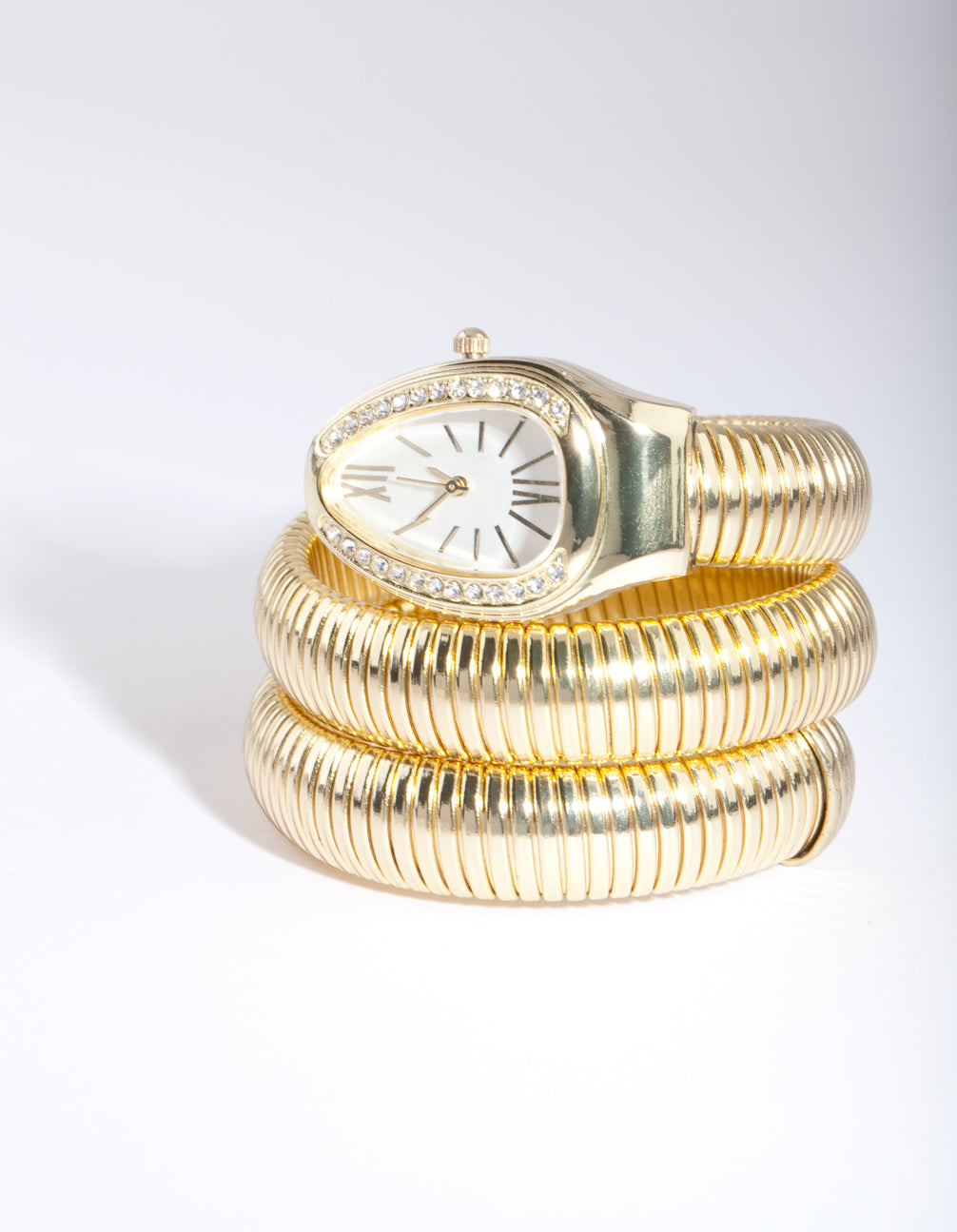 Gold Wrap Snake Watch