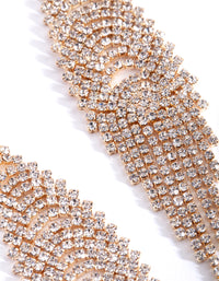 Gold Cupchain Waterfall Earrings - link has visual effect only