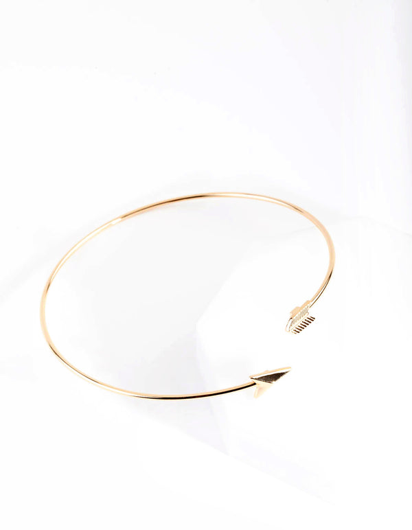 Gold Arrow Arm Cuff