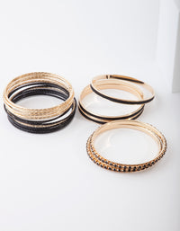 Gold & Black Bangle 20-Pack - link has visual effect only