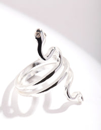 Silver Fine Snake Ring - link has visual effect only