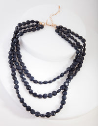 EVNK BD 3ROW FACET BEADED NL - link has visual effect only