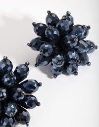 Blue Stud Earrings - link has visual effect only