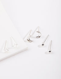 Sterling Silver Celestial Earring Pack - link has visual effect only