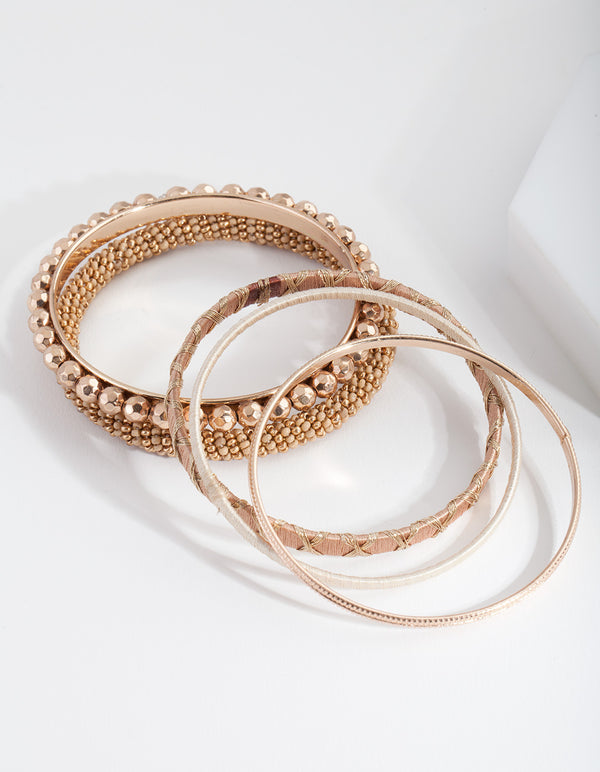 Multi Mixed Bangle 5-Pack