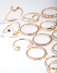 Gold Celestial Ring 24-Pack - link has visual effect only