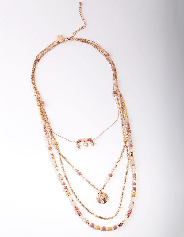 PCHY SG BEADED CHARM 4RW NL