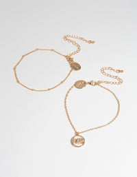 Gold Evil Eye Pack Bracelet - link has visual effect only