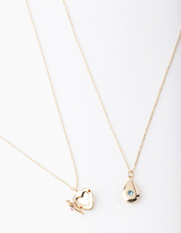 GFBX SG HRT LOCKET 2PK NK@
