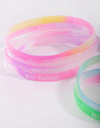 Kids Ombre Best Friends Stretch Bracelet 20-Pack - link has visual effect only