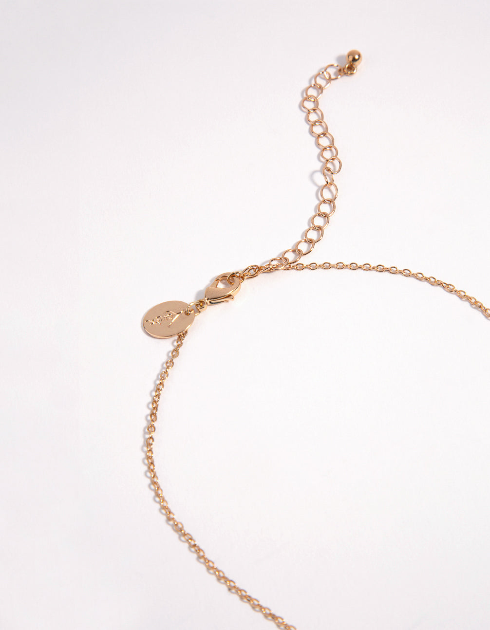 Gold Floral Cat Eye Necklace & Earrings Set