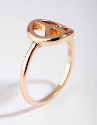 Gold Peace Sign Ring - link has visual effect only