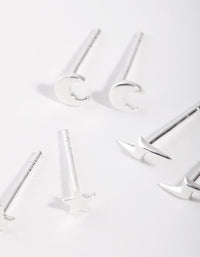 Sterling Silver Night Sky Pack Earring - link has visual effect only