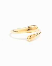 Gold-Plated Sterling Silver Open Ring - link has visual effect only