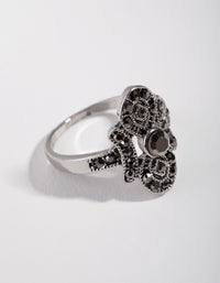 Black Diamante Twist Rings - link has visual effect only