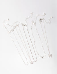 Silver Butterfly Choker 6-Pack - link has visual effect only