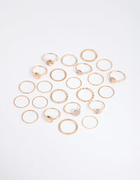 Gold Moon Phase Ring 24-Pack - link has visual effect only