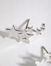 Silver Star Crawler Earrings - link has visual effect only
