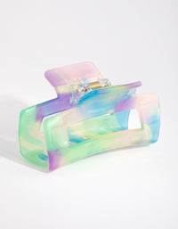 Acrylic Mermaid Rectangle Claw - link has visual effect only